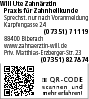Logo WILL UTE ZAHNAERZTIN Eberhard Dr.med.dent.