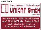Logo Unikat GmbH Fensterbau - Bauschreinerei