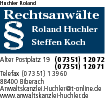 Logo Huchler Roland Rechtsanwalt