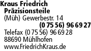 Logo Kraus Friedrich Präzisionsteile