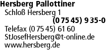 Logo HHersberg Pallottiner