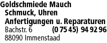Logo Goldschmiede Mauch Inh. Norbert Mauch