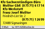 Logo Molitor GbR Kfz-Sachverständigen-Büro