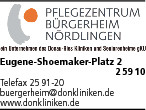 Altenpflegeheim Pflegezentrum-Bürgerheim Logo
