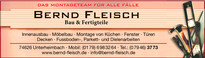 Fleisch Bernd Bau & Fertigteile Logo