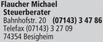 Flaucher Michael Steuerberater Logo