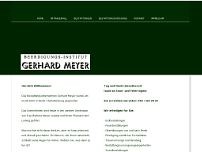 Beerdigungs-Institut Gerhard Meyer e.K. website screenshot