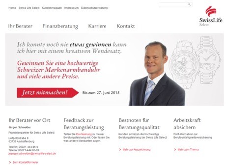Bilder Swiss Life Select - Jürgen Schneider