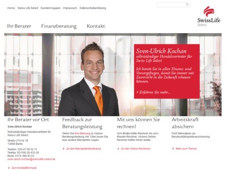 Bilder Swiss Life Select - Sven Ulrich Kochan