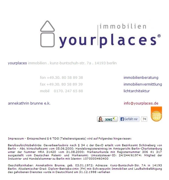 Bilder yourplaces Immobilien Annekathrin Brunne e. K.
