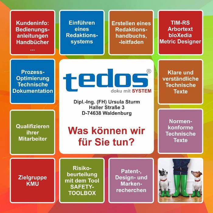 Bilder tedos - Information mit SYSTEM