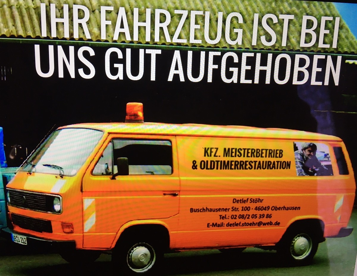 Bilder KFZ-Meisterbetrieb Detlef Stöhr Oldtimer Werkstatt