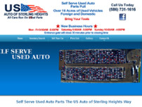 US Auto of Sterling Heights website screenshot