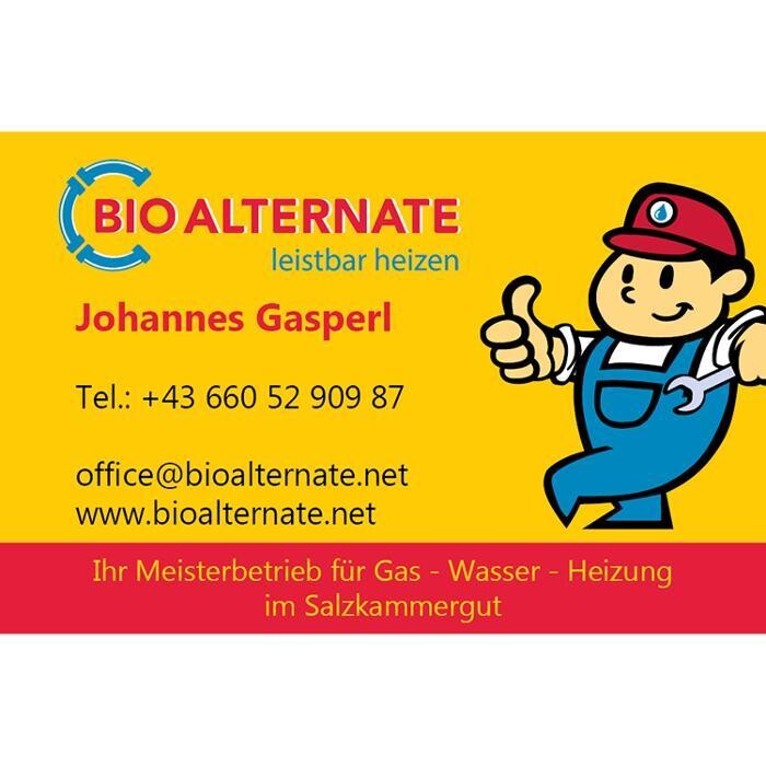 Bioalternate - Gas, Wasser, Heizung - Johannes Gasperl Logo