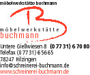MOEBELWERKSTAETTE BUCHMANN Logo