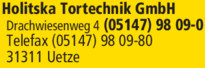 Holitska-Tortechnik GmbH Logo