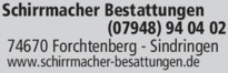 Schirrmacher Bestattungen Logo