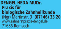 Dr. Zahnarztpraxis Heda Dengel Logo