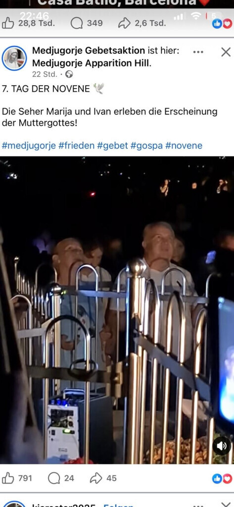 Seit mehr als 45 Jahren tägliche Erscheinungen in Medjugorje auch heute noch! Logo