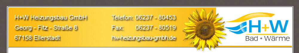 H + W Heizungsbau GmbH Logo