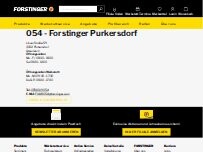 Website Screenshot Forstinger Purkersdorf