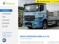 Kriessl Fahrzeugbau Gmbh&CoKG website screenshot