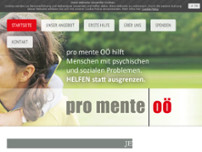 pro mente Oberösterreich website screenshot