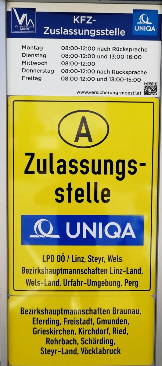 Bilder UNIQA GeneralAgentur Möstl & Partner & Kfz Zulassungsstelle