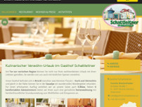 Gasthof Schattleitner website screenshot