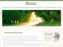 Baumann Silvia Bestattungsunternehmen website screenshot