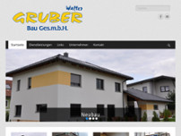 Walter Gruber Bau GesmbH website screenshot