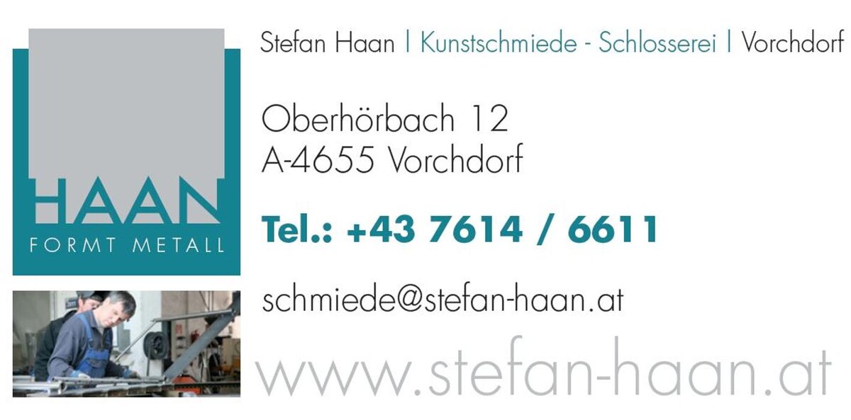 Stefan Haan - Kunstschmiede Schlosserei Logo