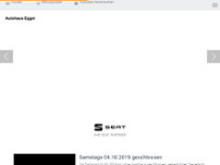 Autohaus Egger - SEAT website screenshot