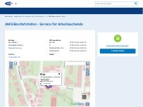 Website Screenshot Arbeitsmarktservice (AMS) Bischofshofen