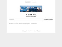 Seidl KG website screenshot