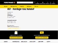 Website Screenshot Forstinger Graz Kalsdorf
