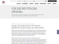 Website Screenshot MHS Montagesysteme für Heizung und Sanitär GmbH