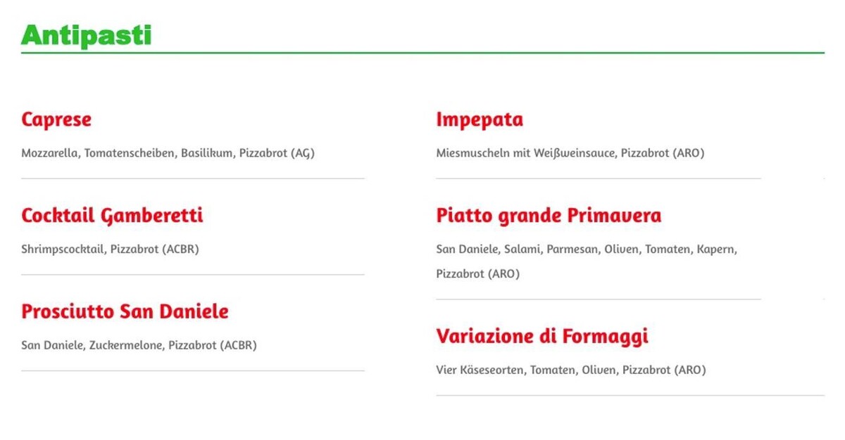 Bilder Pizzeria Primavera Premstätten