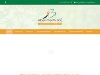 Alpen-Creativ Bau GmbH website screenshot