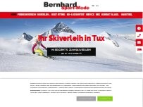 Website Screenshot Bernhard Sport Mode