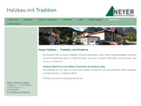 Neyer Holzbau GmbH website screenshot