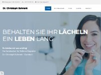Website Screenshot Dr. Christoph Schrenk