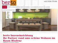 berto Inneneinrichtung GmbH website screenshot