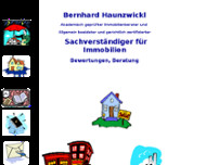 Bernhard Haunzwickl website screenshot