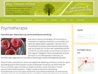 Screenshot for http://www.psychotherapie-hollerer.at