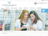 Kur-Apotheke Oberlaa website screenshot