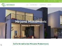 Website Screenshot Vermögensberatung Mirjana Maksimovic