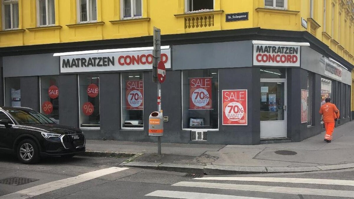 Bilder Matratzen Concord Filiale Wien 16.