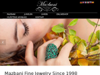 Mazbani Goldschmiedemeister website screenshot