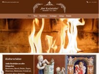 Website Screenshot "Der Kachelofen" - Hafnermeister Peter Zährer